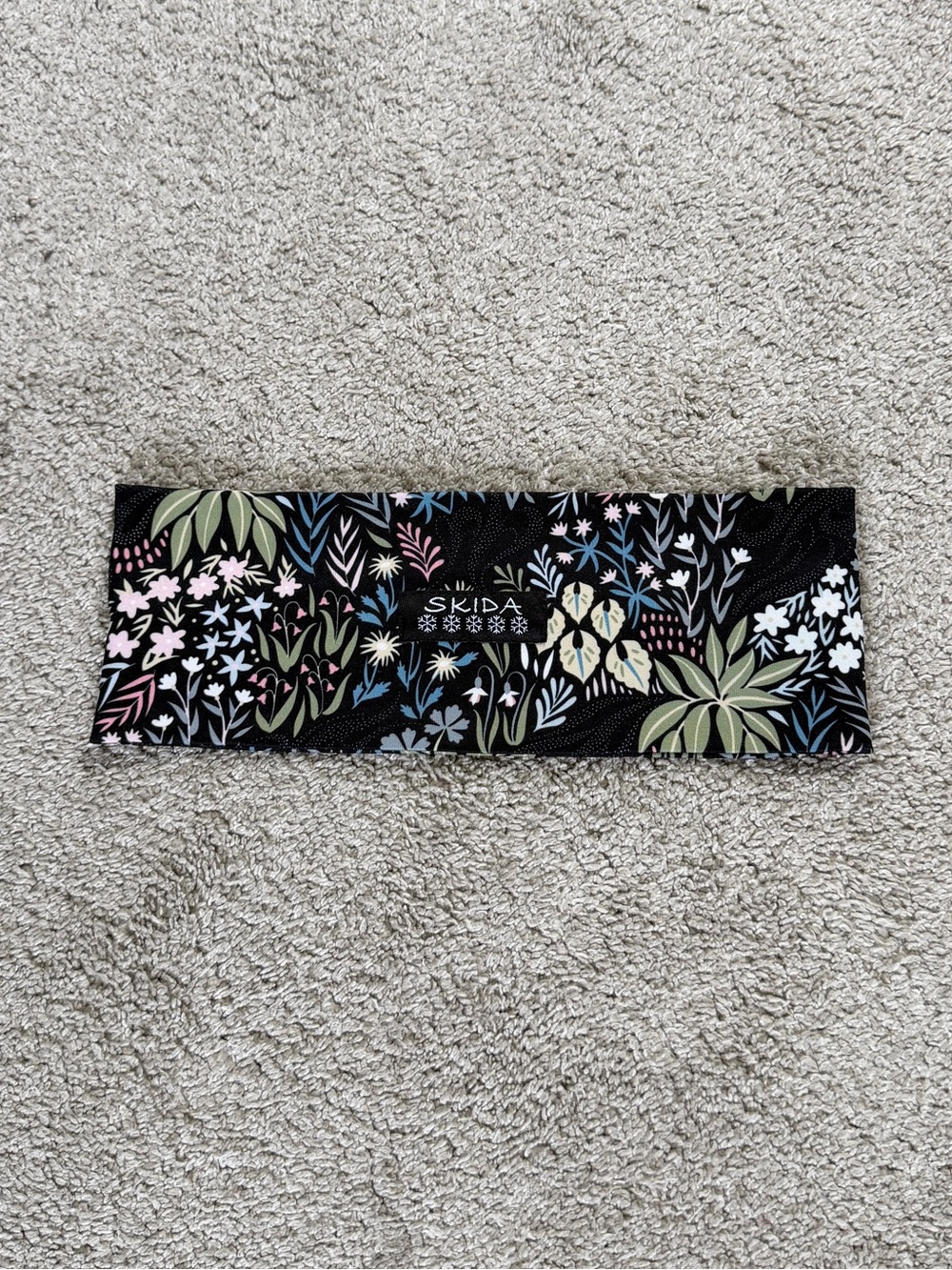 Skida Women’s Nordic Headband Skiing Running in Floral Multicolor